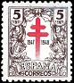 Spain 1947 Pro Tuberculous 5 CTS Brown Edifil 1017. 1017. Uploaded by susofe